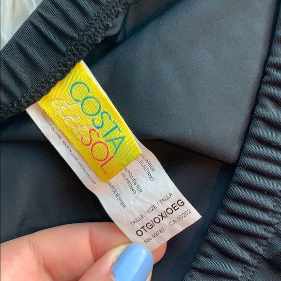 Black high waisted Bathing Suit bottoms - Picture 3 of 3